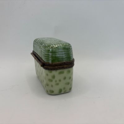 LOT 77: Vintage Limoges Trinket Boxes: Sewing Box & Pharmacien