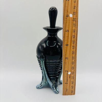LOT 103: Artisan Signed Cook 96 Art Glass Perfume Bottle