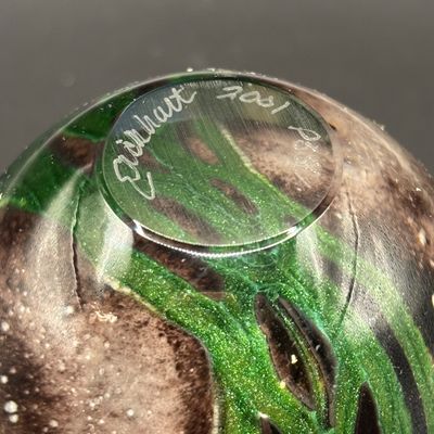 LOT 98: Art Glass Perfume Bottle: Eickholt 2001