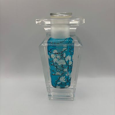 LOT 68: Jacarte Inside-Painted Sculpture/Vase - Moonlight Sonata