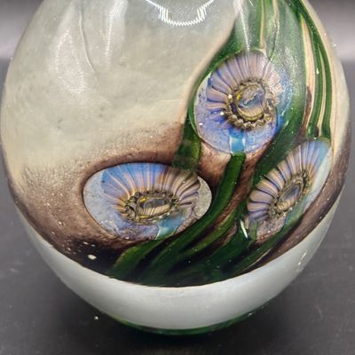 LOT 98: Art Glass Perfume Bottle: Eickholt 2001