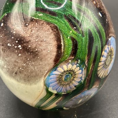 LOT 98: Art Glass Perfume Bottle: Eickholt 2001