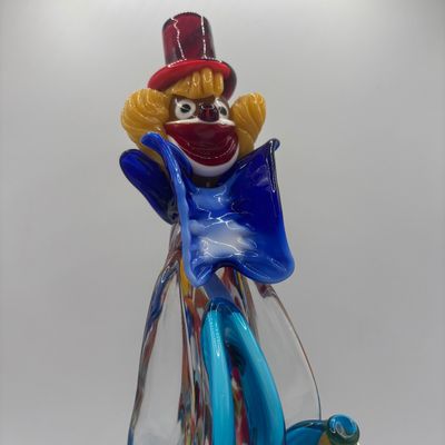 LOT 73: Vintage Murano Skinny Glass Clown