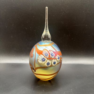 LOT Vintage Art Glass Perfume Bottle: Eickholt 2001