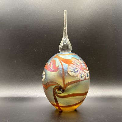 LOT Vintage Art Glass Perfume Bottle: Eickholt 2001