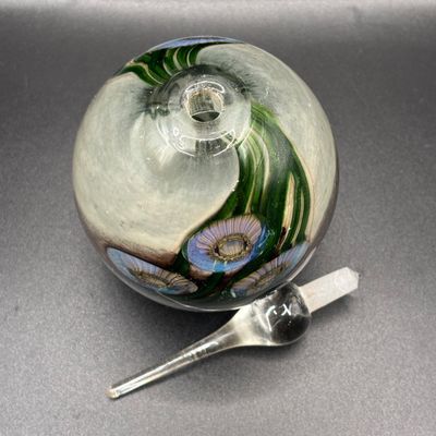 LOT 98: Art Glass Perfume Bottle: Eickholt 2001