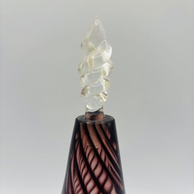 LOT 104: Art Glass Perfume Bottles - Unsigned