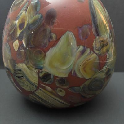 LOT 56: Hand-Blown Art Glass Signed Eickholt,2000