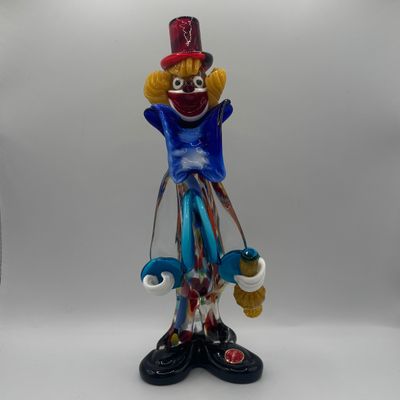 LOT 73: Vintage Murano Skinny Glass Clown
