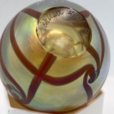LOT Vintage Art Glass Perfume Bottle: Eickholt 2001