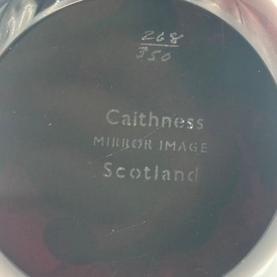 LOT 66: Caithness Mirror Images Art Glass Paperweight. 268/350, Scotland