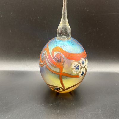 LOT Vintage Art Glass Perfume Bottle: Eickholt 2001