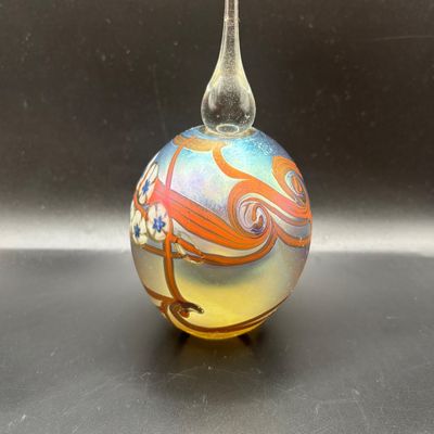 LOT Vintage Art Glass Perfume Bottle: Eickholt 2001