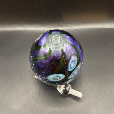 LOT 100: Vintage Art Glass Perfume Bottle: Eickholt 2001