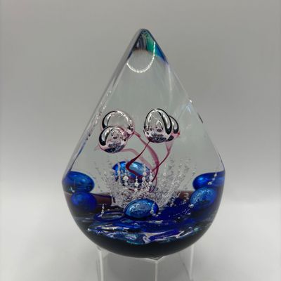 LOT 66: Caithness Mirror Images Art Glass Paperweight. 268/350, Scotland