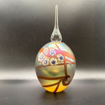 LOT Vintage Art Glass Perfume Bottle: Eickholt 2001