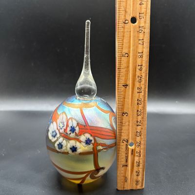 LOT Vintage Art Glass Perfume Bottle: Eickholt 2001
