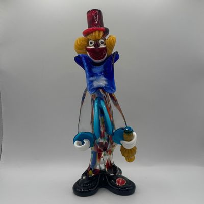 LOT 73: Vintage Murano Skinny Glass Clown