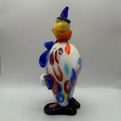 LOT 74: Vintage Murano Polka Dot Glass Clown