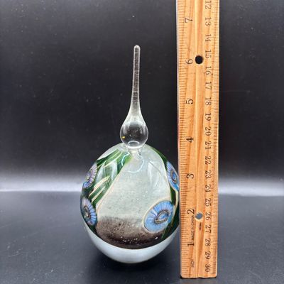 LOT 98: Art Glass Perfume Bottle: Eickholt 2001