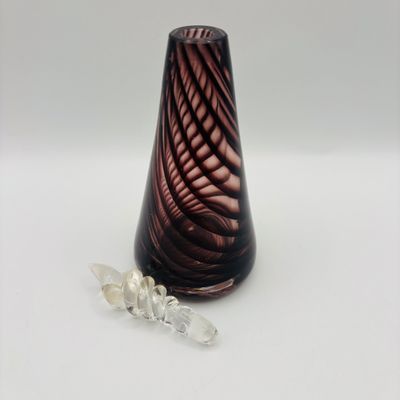 LOT 104: Art Glass Perfume Bottles - Unsigned