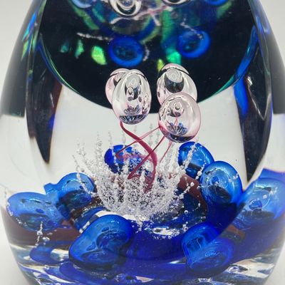 LOT 66: Caithness Mirror Images Art Glass Paperweight. 268/350, Scotland