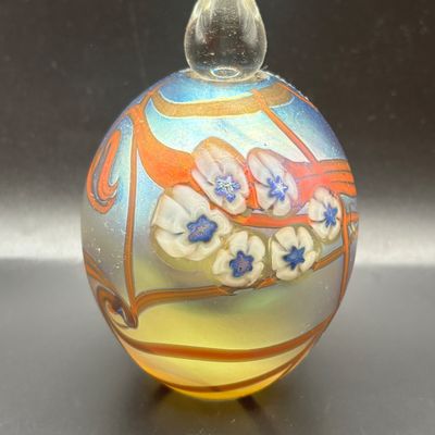 LOT Vintage Art Glass Perfume Bottle: Eickholt 2001