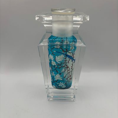 LOT 68: Jacarte Inside-Painted Sculpture/Vase - Moonlight Sonata
