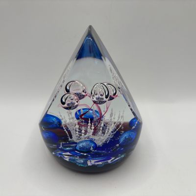 LOT 66: Caithness Mirror Images Art Glass Paperweight. 268/350, Scotland