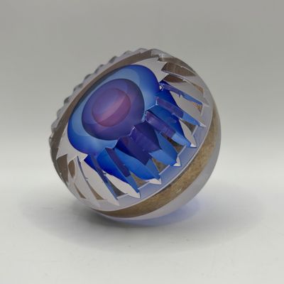 LOT 65: Youghiogheny Art Glass Paperweight