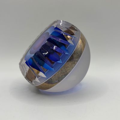 LOT 65: Youghiogheny Art Glass Paperweight