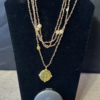 Virgins Saints & Angels San Benito Layered Necklace