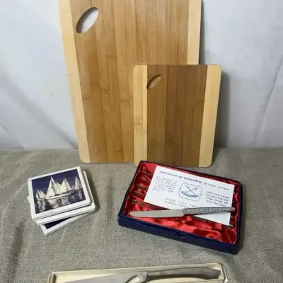 Vintage Cutlery From Israel, Sail Boat Coasters, And More