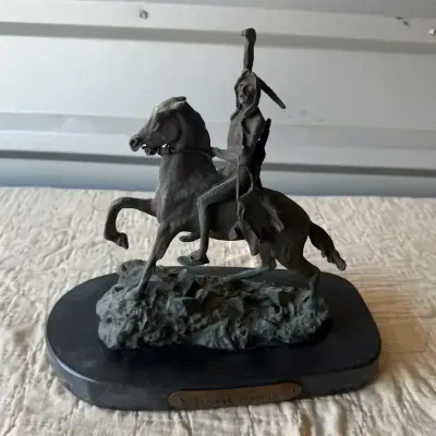"Scalp” By Frederick Remington Replica Sculpture