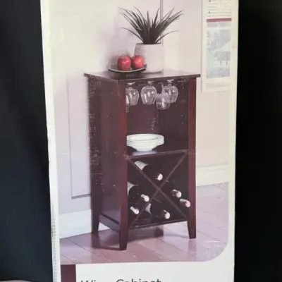 (NIB) Wine Cabinet 