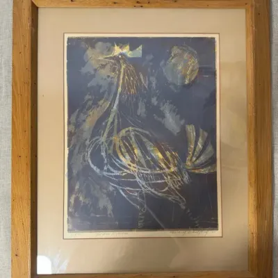 Golden Rooster 51’ Signed Art
