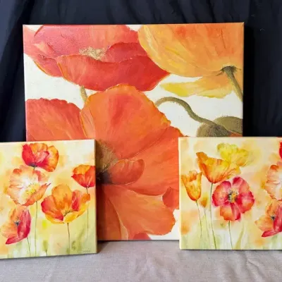Botanical Canvas Art By Cynthia Coulter And Fabrice de Villeneuve