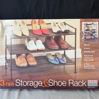 (NIB) Three Tier Shoe Rack