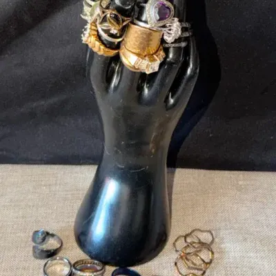 Mystery Ring Lot ( 2 Are Sterling Silver)