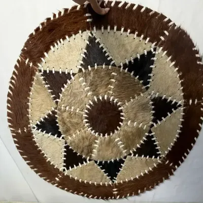 Brazilian Cowhide Patchwork Mat