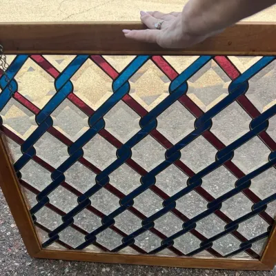 Stained Glass Framed Hanging 