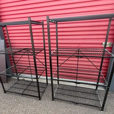 Foldable Shelving Units (2)