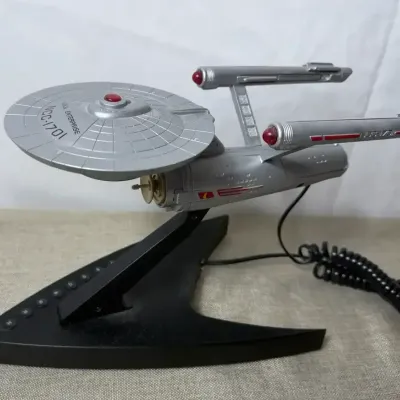 Vintage Star Trek Telephone USS Enterprise NCC-1701