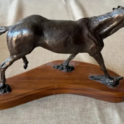 Rare 1978 J.C. Dye, John Bertie Western Bronze Sculpture – "Prairie Mustang”