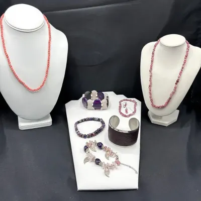 Pink/purple Costume Jewelry 