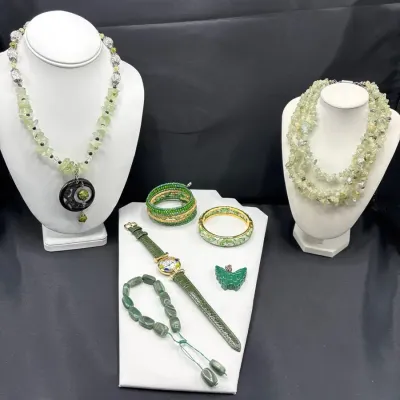 Green Costume Jewelry 
