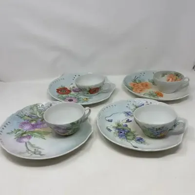 Hand Painted Luncheon Plate Sets
