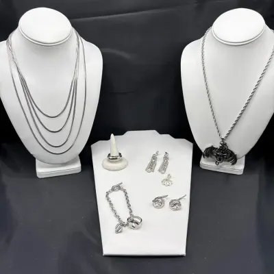 Silver Tone Costume Jewelry 