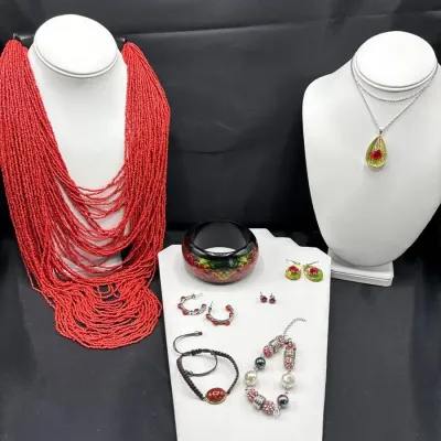 Red Costume Jewelry 