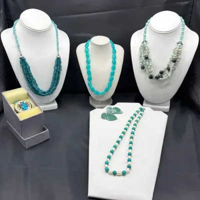 Turquoise Colored Costume Jewelry 